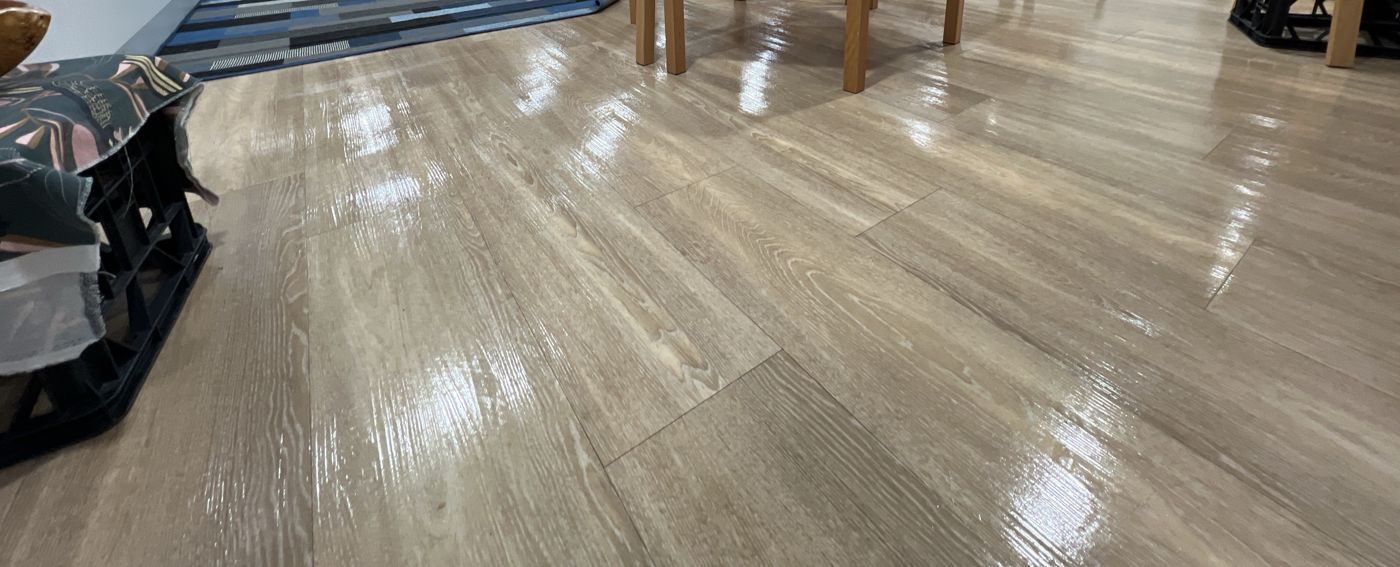 Childcare centre timber-look floor, Armadale